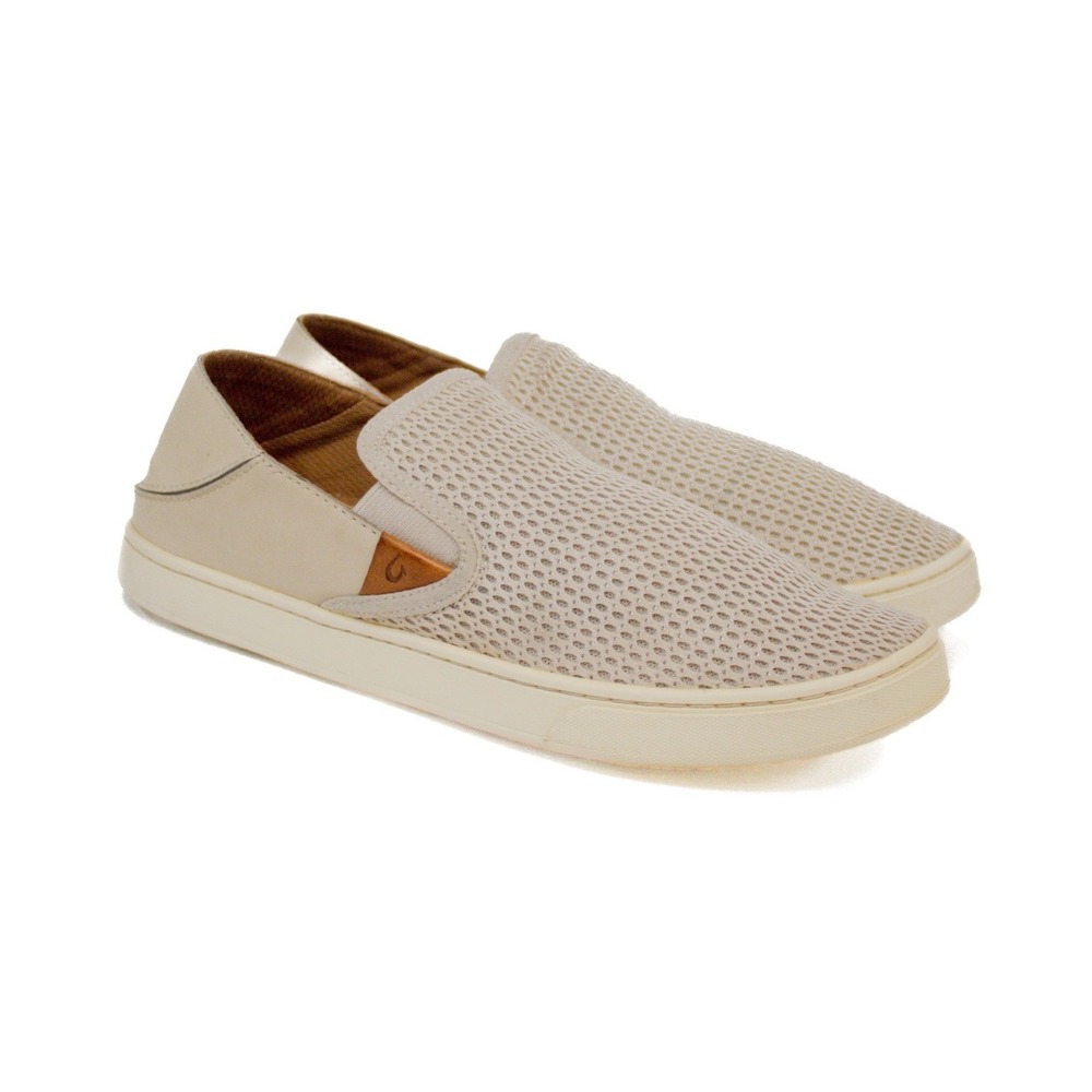 Olukai Pehuea Women's Size 9 | Tapa Mesh Slip-On Sneakers | Comfort Casual Shoes